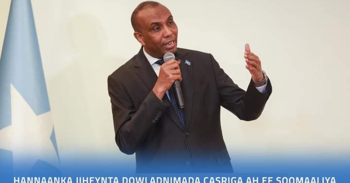 Ra’iisul Wasaare Xamse; “Waxaa muhiim ah in aan ka baxno duruufaha iyo maraxaladihii hore u jiray ee caqabadda ku ahaa dowladnimadeenna iyo horumarka dadkeenna”