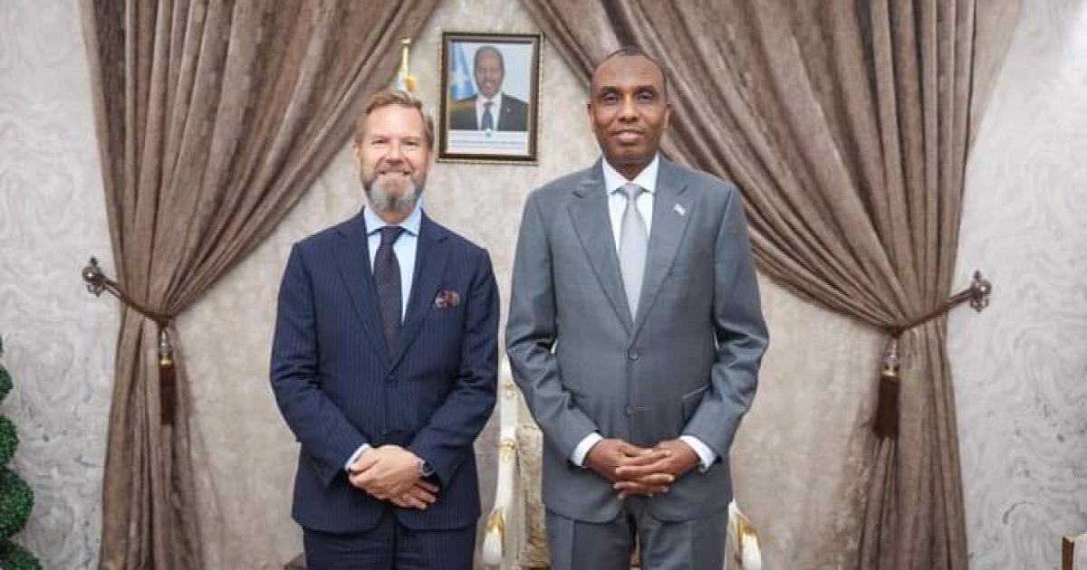 Ra’iisul Wasaare Xamsa oo qaabilay Safiirka cusub Sweden ee Soomaaliya