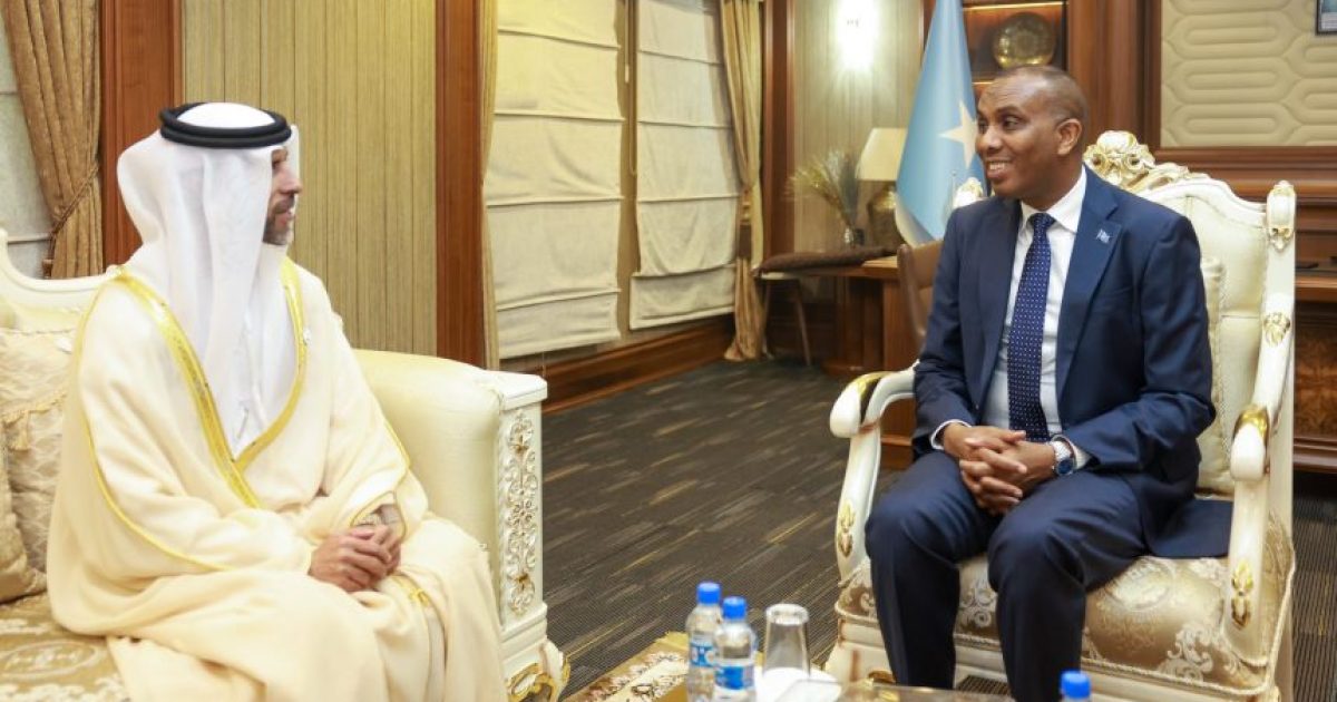 Prime Minister Hamza receives UAE Ambassador to Somalia