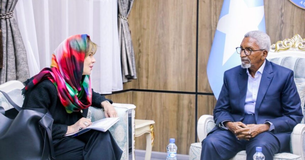 Guddoomiyaha Aqalka Sare oo qaabilay Safiirka Midowga Yurub ee Soomaaliya