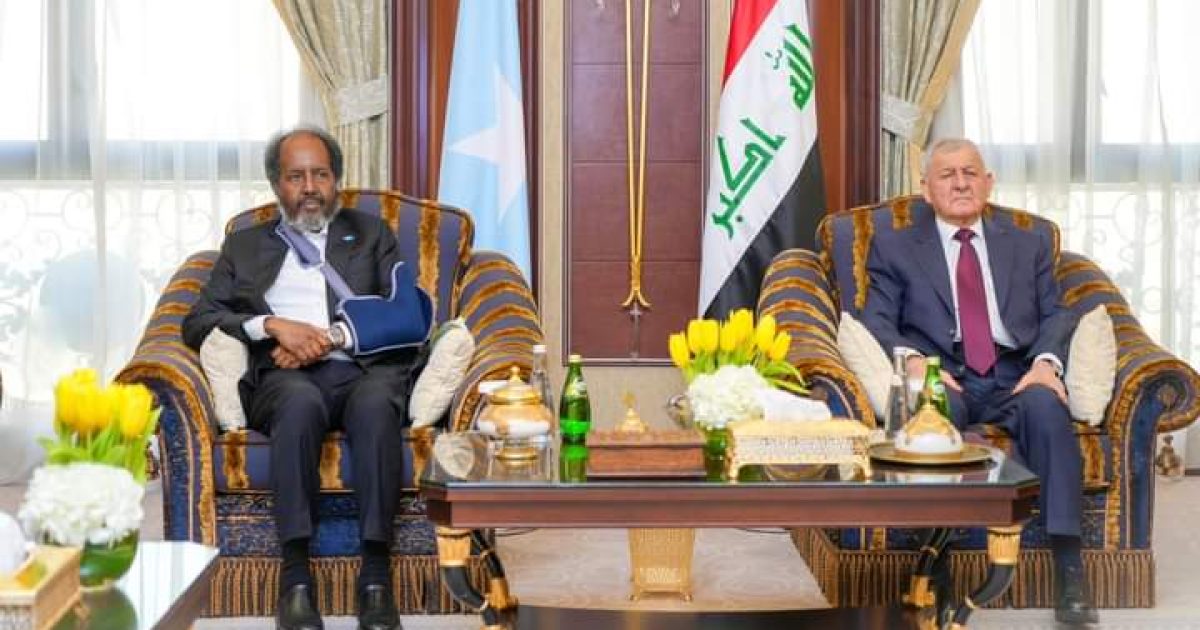 Madaxweynaha JFS oo magaalada Riyaad kula kulmay Madaxweynaha dalka Ciraaq