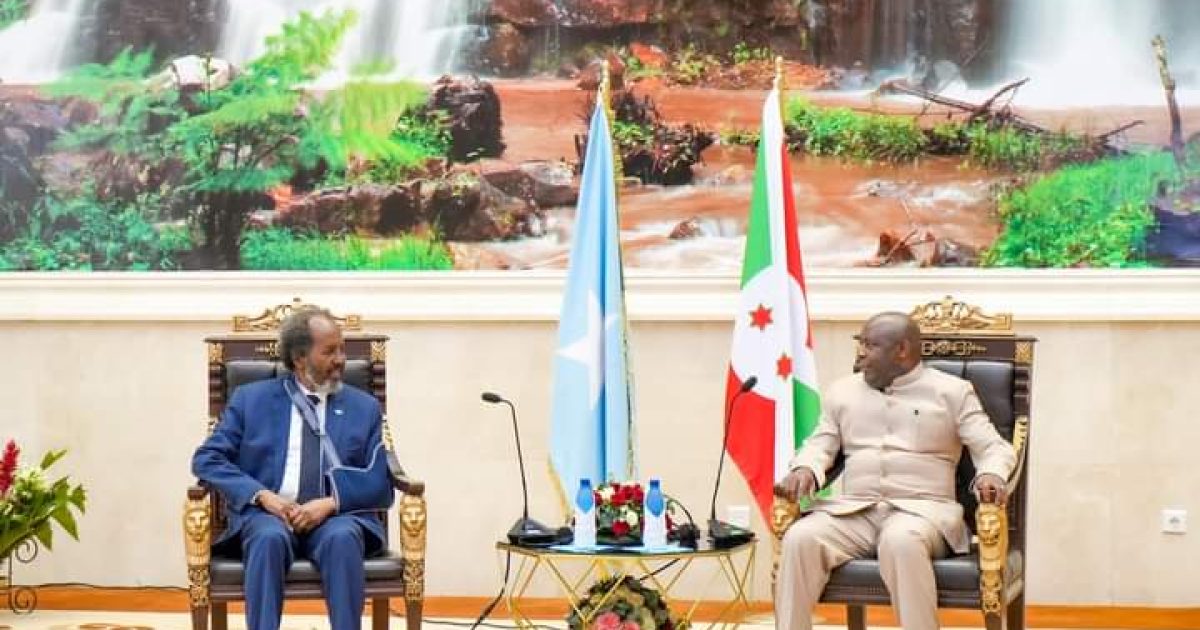 Madaxweyne Xasan Sheekh oo booqasho shaqo ku tegay Dalka Burundi