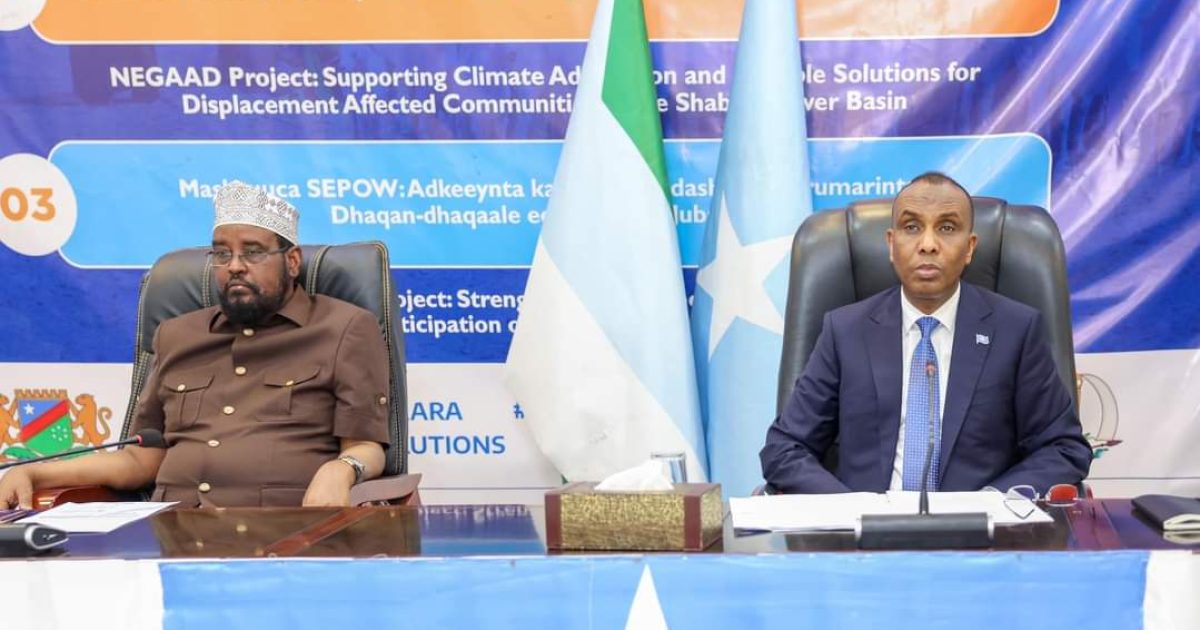 Ra’iisul Wasaare Xamse oo Kismaayo ka daah furay Saddex Mashaariic oo la xiriira xalka-waara “SAWIRRO”