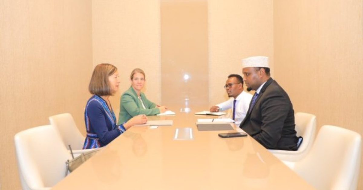 Minister of Planning meets USAID Mission Director in Somalia