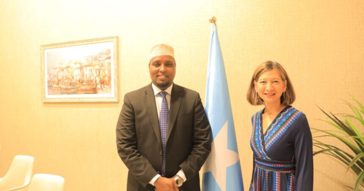 Wasiirka Qorsheynta XFS oo la kulmay Agaasimaha Hay’adda USAID ee Soomaaliya