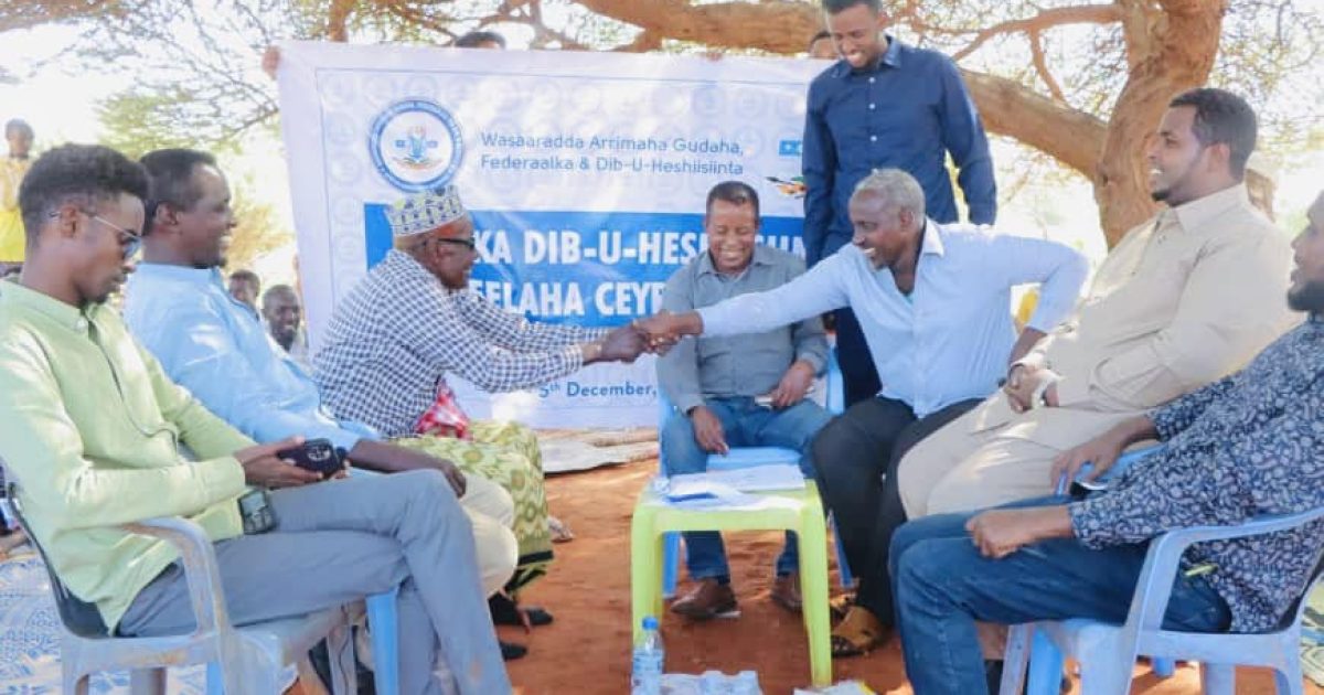 Galmudug oo heshiis dhexdhigtay beelo ku dagaalamay Galgaduud