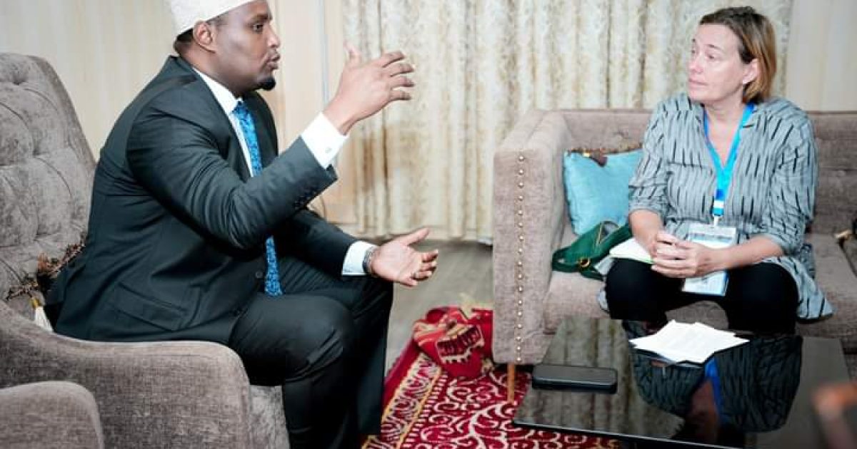 Wasiirka Qorsheynta XFS oo qaabilay Wakiilka Bangiga Adduunka ee Soomaaliya