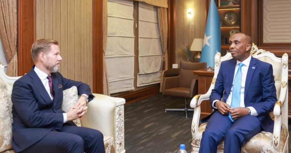 Ra’iisul Wasaare Xamsa oo qaabilay Safiirka Sweden ee Soomaaliya “SAWIRRO”