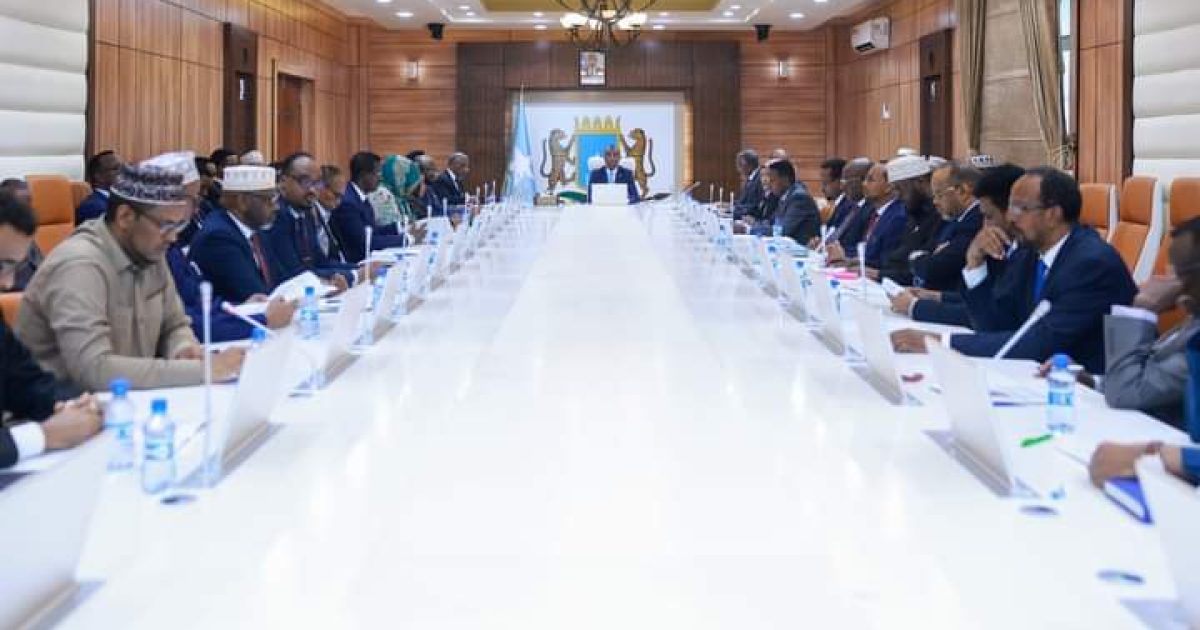 Golaha Wasiirada oo soo dhaweeyay Go’aankii QM ee qaadista cunaqabateynta Hubka ee Soomaaliya