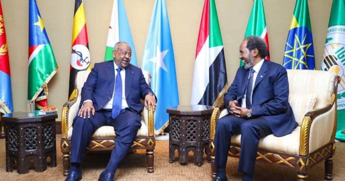 Madaxweynaha JFS oo kulan-doceed la qaatay dhiggiisa Jamhuuriyadda Jabuuti 