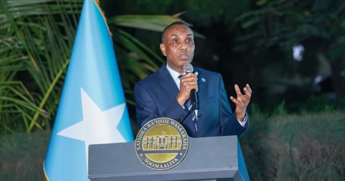 Ra’iisul Wasaare Xamsa oo ugu hambalyeeyey shacabka Soomaaliyeed guusha cafinta deyntii lagu lahaa dalkeenna