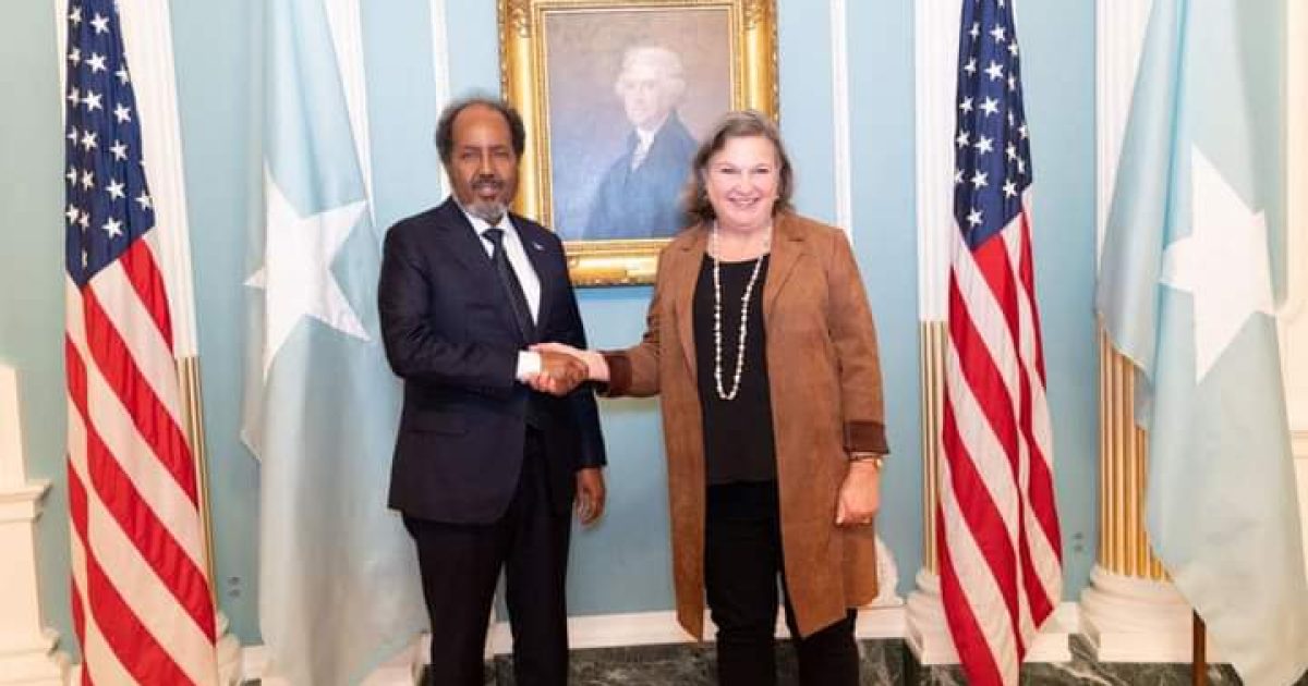 Madaxweynaha JFS oo la kulmay ku simaha ku-xigeenka Xoghayaha Arrimaha Dibadda Mareykanka