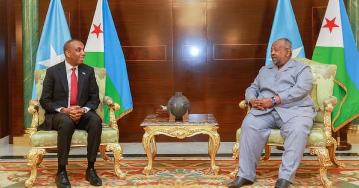 Ra’iisul Wasaare Xamsa oo la kulmay Madaxweynaha Jabuuti “SAWIRRO”