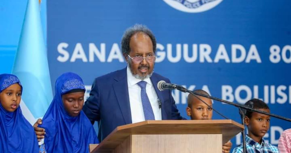 Madaxweynaha JFS oo ka qeybgalay xuska sannad-guurada 80aad ee aasaaska ciidanka Booliska