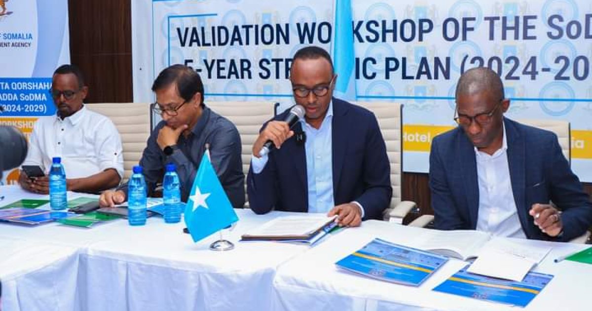 Guddoomiyaha Hay’adda SoDMA oo shir ku saabsan ansixinta qorshaha Hay’adda ka furay Muqdisho