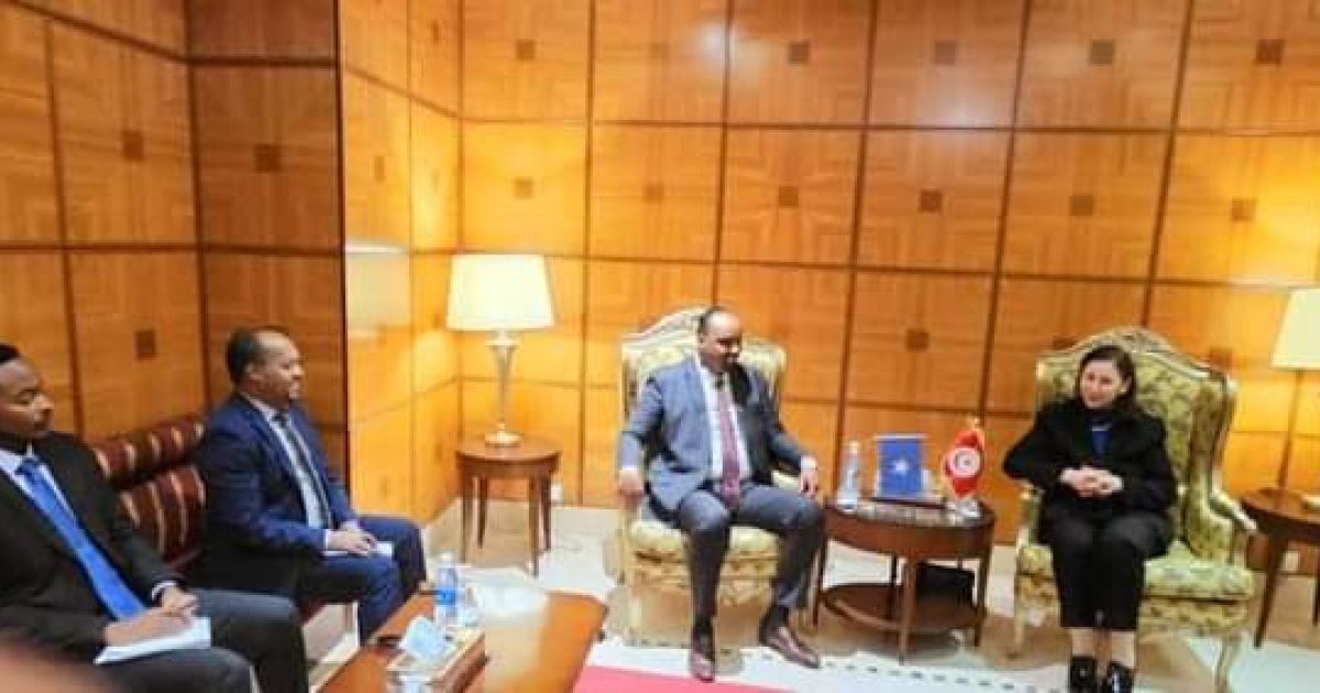 Wasiirka Howlaha Guud XFS oo kulan la qaatay dhiggiisa dalka Tunisia