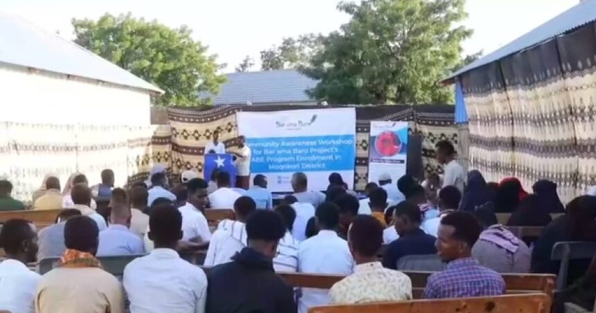 Magaalada Moqokori oo laga hergeliyay Mashruuc Waxbarasho