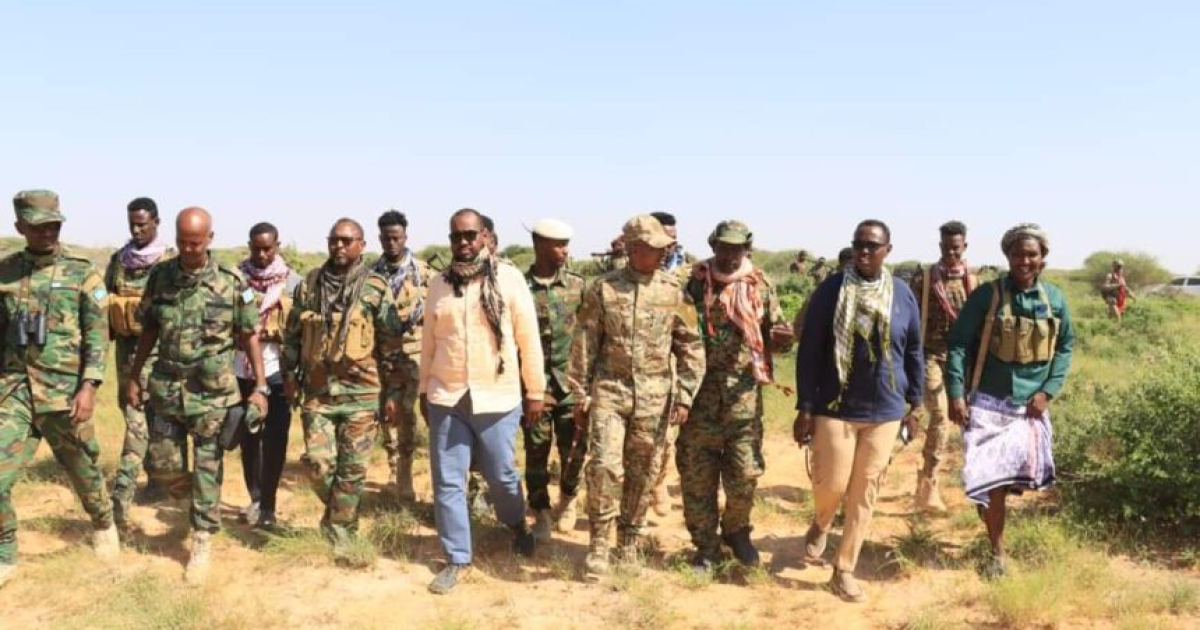 Taliyaha ciidanka Dhulka oo gaaray deegaannadii laga saaray Khawaarijta ee Mudug