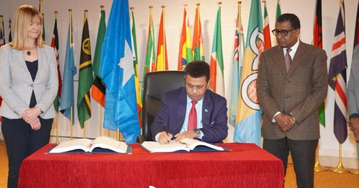 Dowladda Soomaaliya oo ku Biirtay Iskaashiga (OACPS-EU)