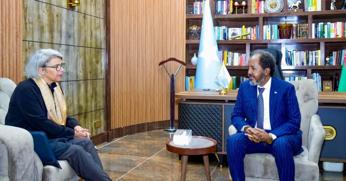 Madaxweynaha JFS oo xaaladda Gobalka kala hadalay Ergeyga Midowga Yurub Ee Geeska Afrika 