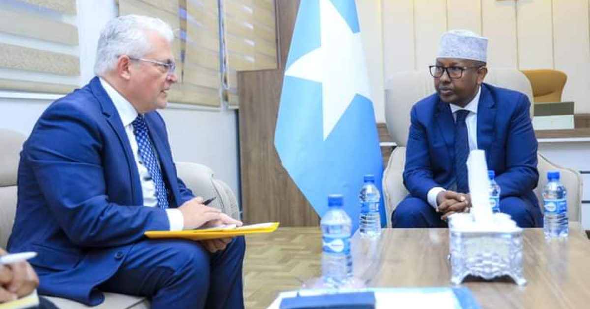 Wasiirka Arrimaha Gudaha XFS oo qaabilay wafdi ka socday Hay’adda UNDP