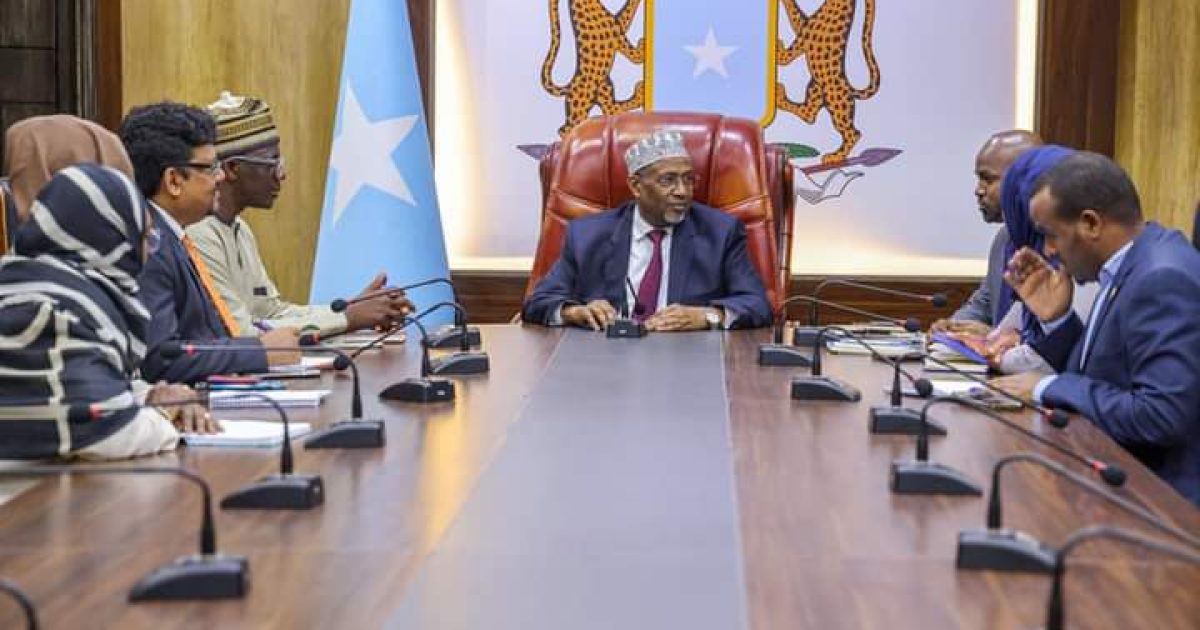 Guddoomiyaha Golaha Shacabka BJFS oo qaabilay Madaxda Hay’adaha UNICEF, UNFPA, UNWOMEN iyo UNDP Soomaaliya