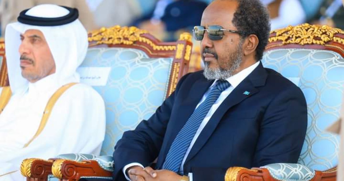 Madaxweyne Xasan Sheekh iyo Amiirka Qatar oo tababar u soo xiray Saraakiil ka tirsan ciidamada Cirka ee Labada Dal