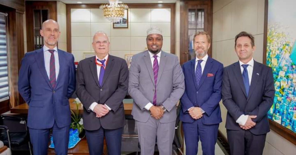 Wasiirka Qorsheynta XFS oo qaabilay wafdi ka socday Wasaaradda Arrimaha Dibadda Sweden