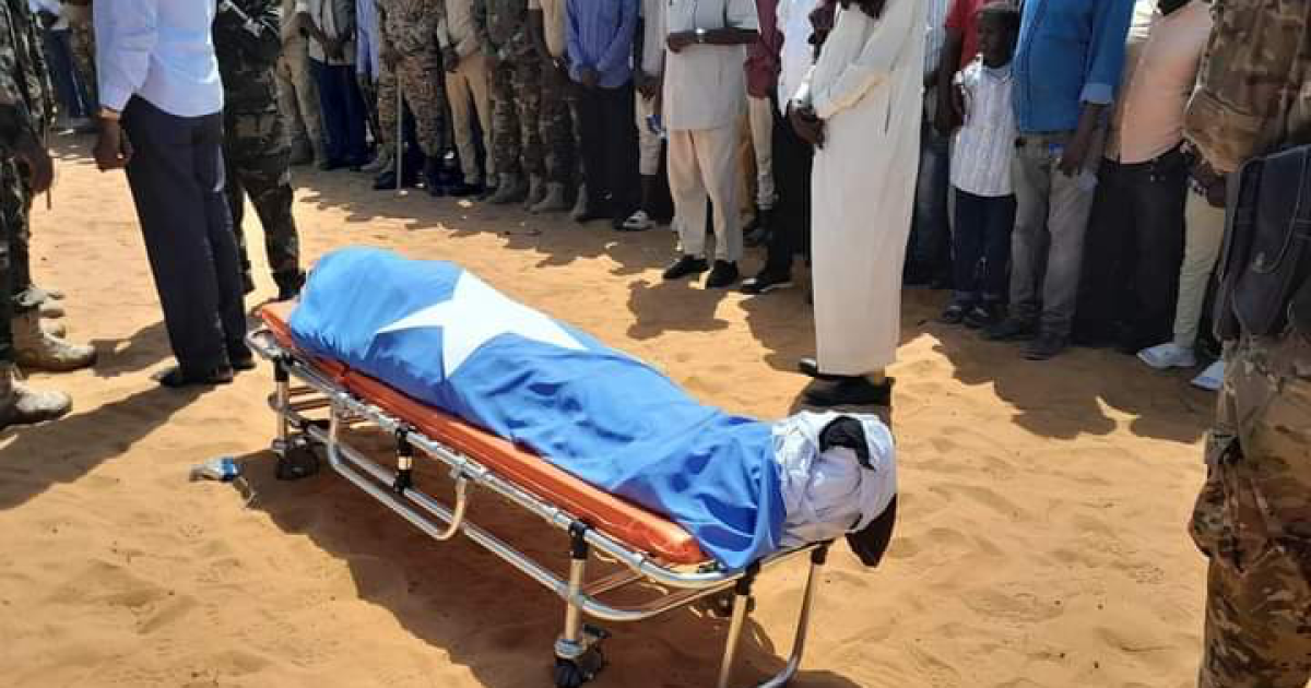 Shahiid Gaashaanle Suulnuug oo aas qaran loogu Sameeyey Muqdisho