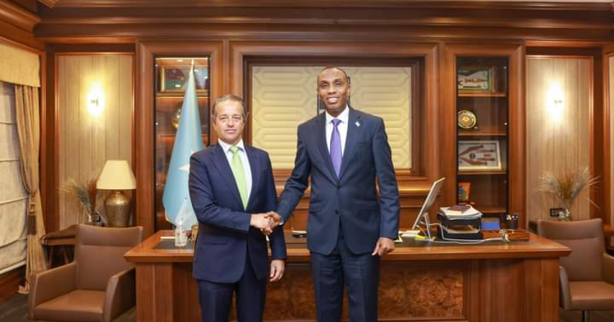 Ra’iisul wasaaraha XFS oo Xafiiskiisa ku qaabilay safiirka Cusub ee Talyaaniga u fadhin doona Soomaaliya