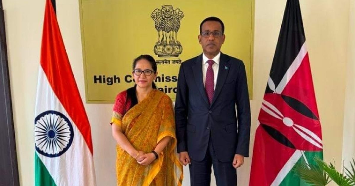 Danjiraha Soomaaliya u fadhiya Kenya oo la kulmay Safiirka Hindiya