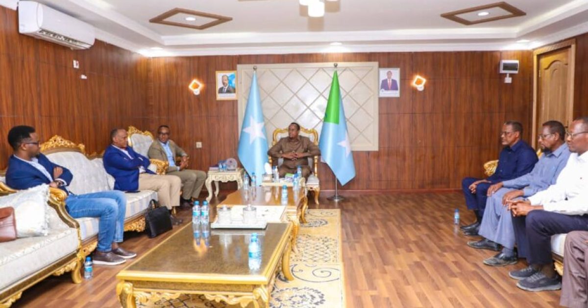 Guddoomiyaha Hay’adda SoDMA oo kulan la qaatay Madaxweynaha Hirshabeelle