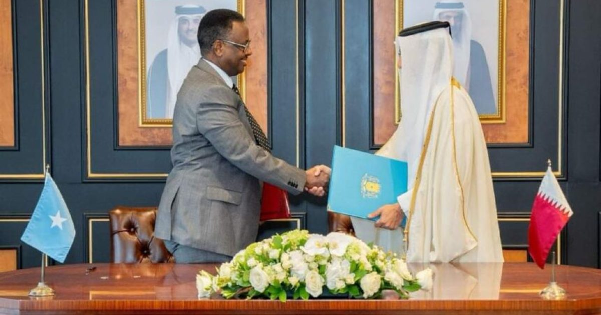 Soomaaliya iyo Qatar oo kala saxiixday heshiis is-afgarad oo ku saabsan Iskaashiga arrimaha sharciga