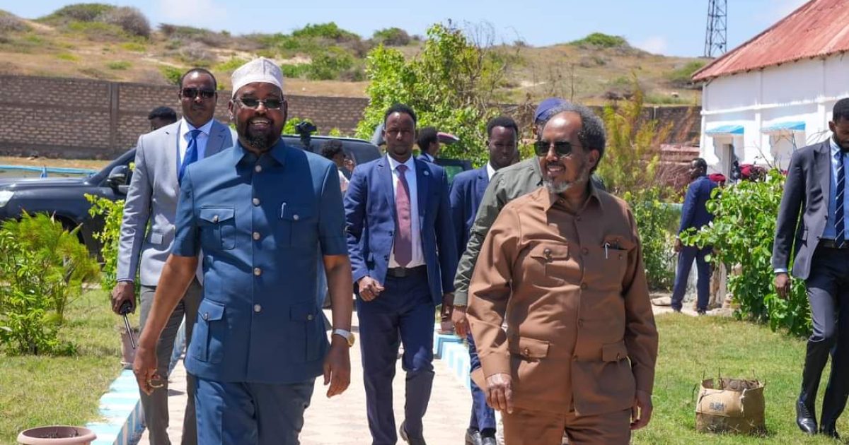 Madaxweyne Xasan Sheekh oo gaaray Magaalada Kismaayo 