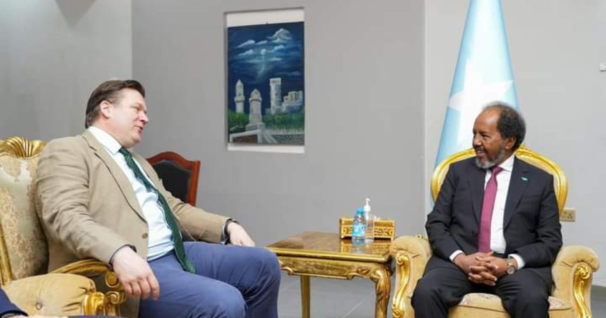 Madaxweynaha JFS oo Madaxtooyada ku qaabilay Wasiiru-dowlaha Gaashaandhigga ee dowladda Ingiriiska