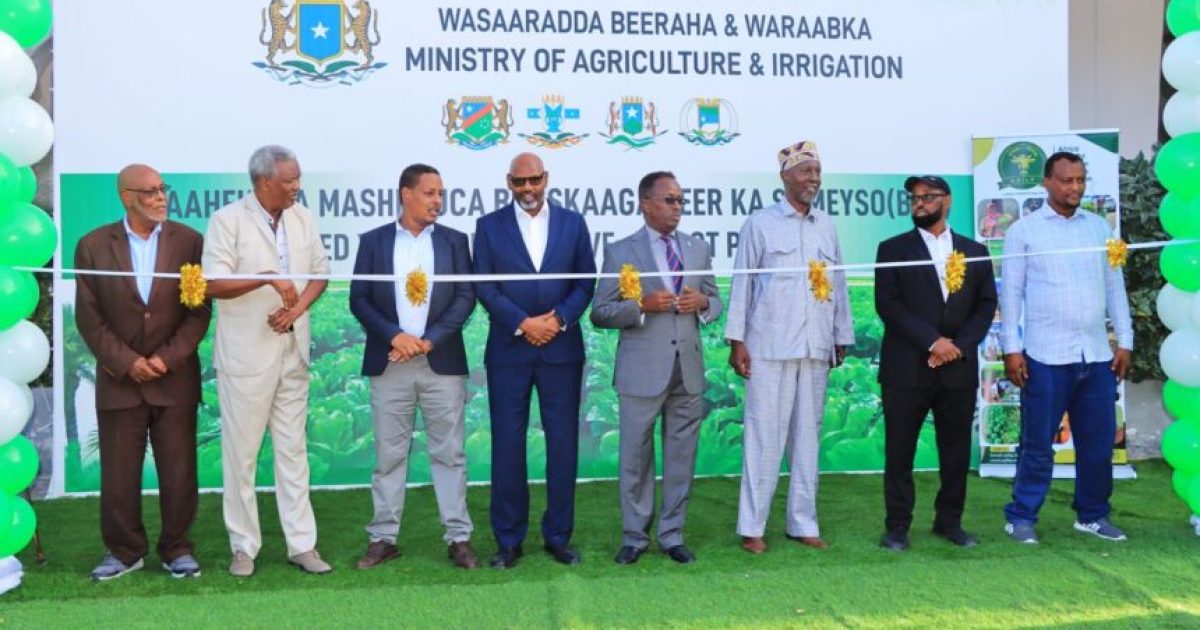 Wasiirka Beeraha iyo Waraabka XFS oo Daahfuray Mashruuca Booskaaga Beer ka sameyso