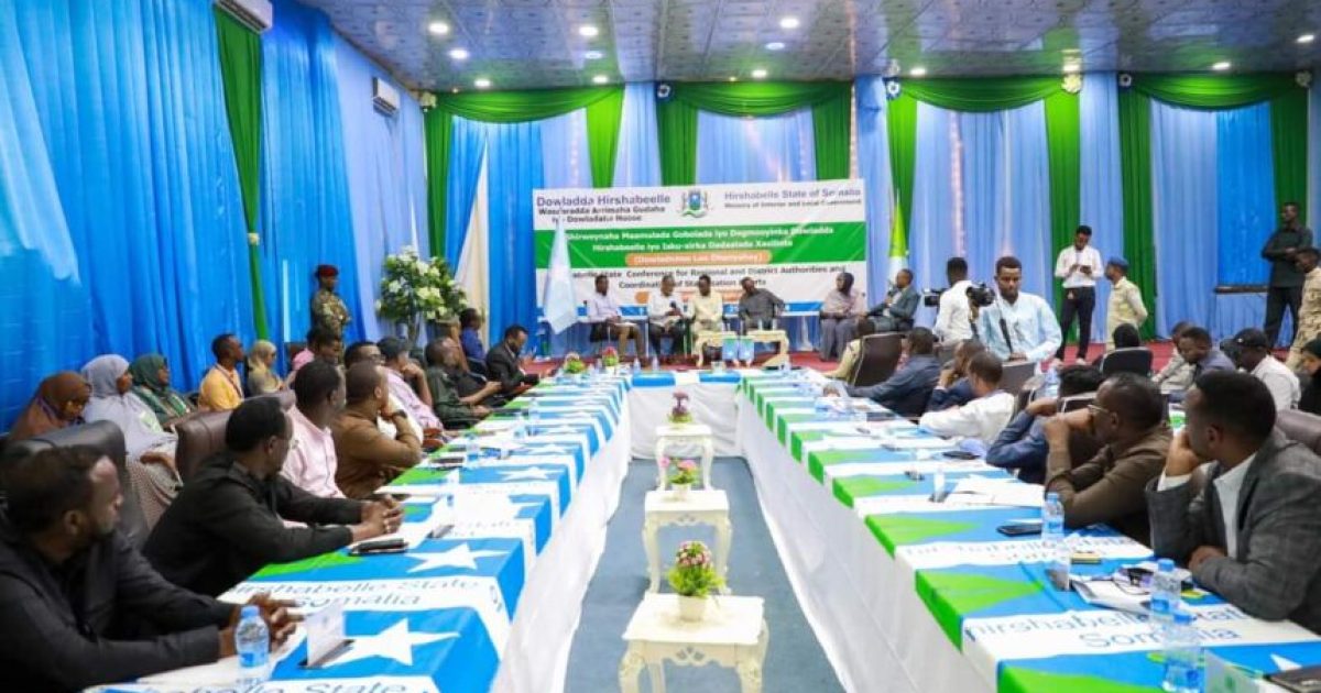 Shirka maamulada degmooyinka iyo gobolada Hirshabeelle oo looga hadlay adeegga bulshada