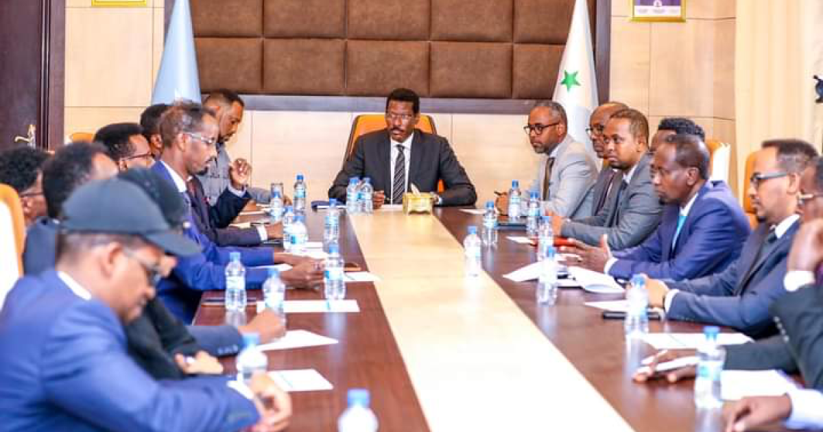 Madaxweynaha Galmudug oo guddoomiyay shirka Golaha Wasiirada