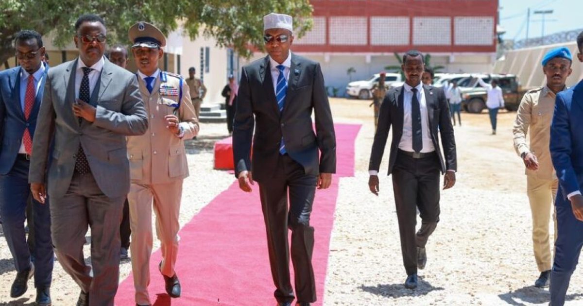 Ra’iisul Wasaaraha XFS oo xarigga ka jaray dhismaha Qeybta Baarista Danbiyada ee CID