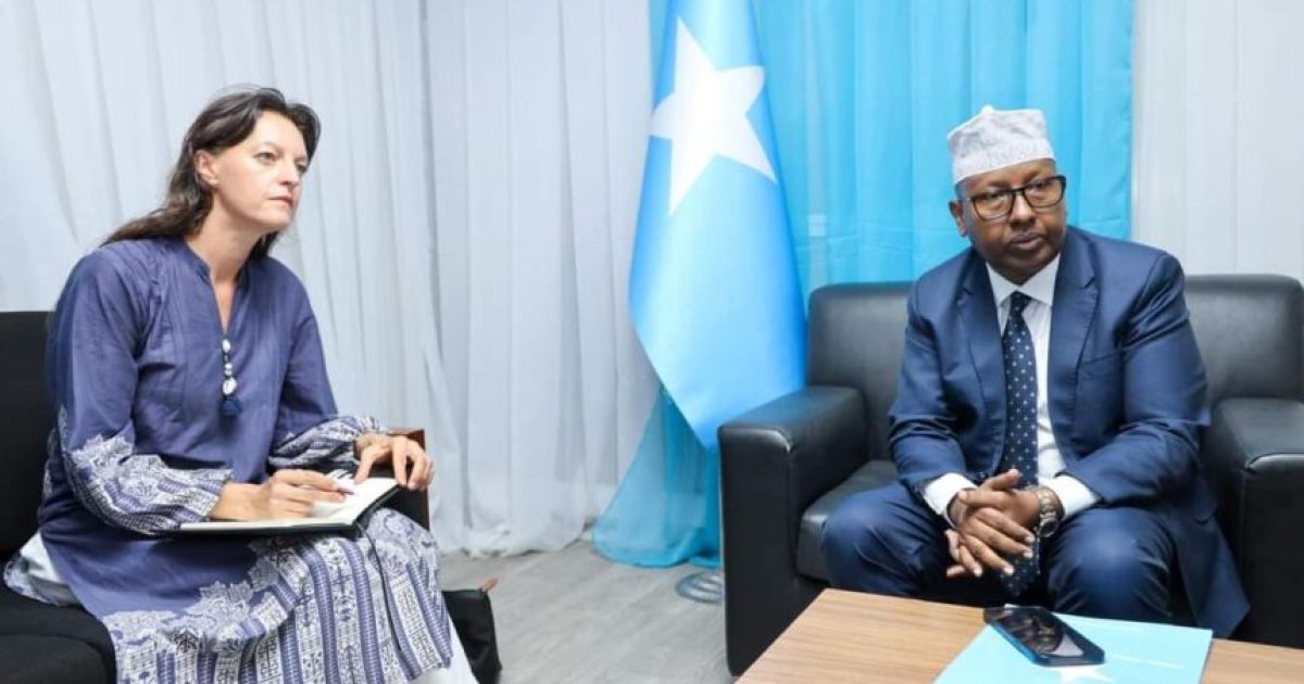 Wasiirka arrimaha Gudaha XFS oo la kulmay Madaxa cusub ee Barnaamijka SSF