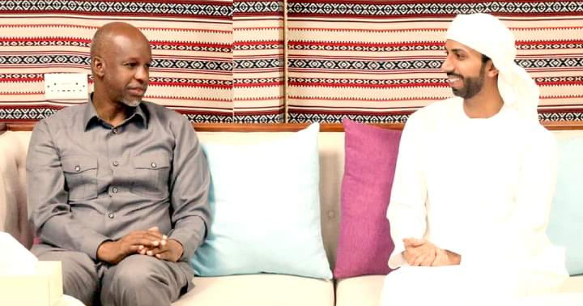 Guddoomiye Ku-xigeenka Hay’adda SoDMA oo la kulmay Safiir ku-xigeenka Imaaraadka Carabta