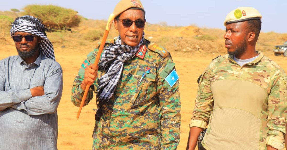 Taliye ku-xigeenka Ciidanka Lugta oo kormeeray Xereda Ciidamada ee Shahiid Cali-Naasir