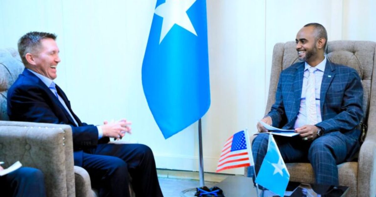 Wasiirka Gaashaandhigga oo qaabilay Siihayaha Safaaradda Mareykanka ee Soomaaliya