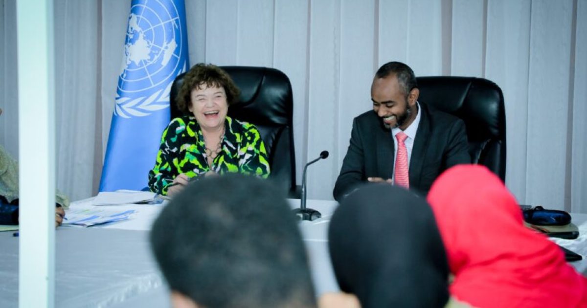 Wasiirka Gaashaandhigga XFS oo kulan la qaatay wakiilka QM ee Soomaaliya