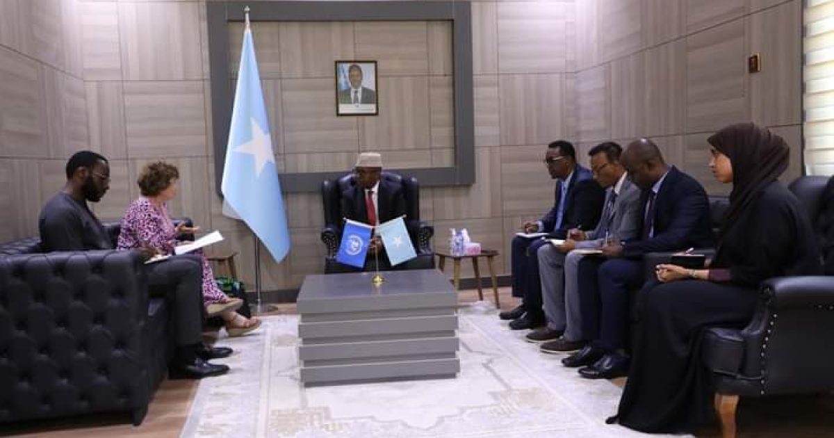 Wasiirka Arrimaha Dibadda oo arrimaha siyaasadda iyo ammaanka kala hadlay Wakiilka Q.M