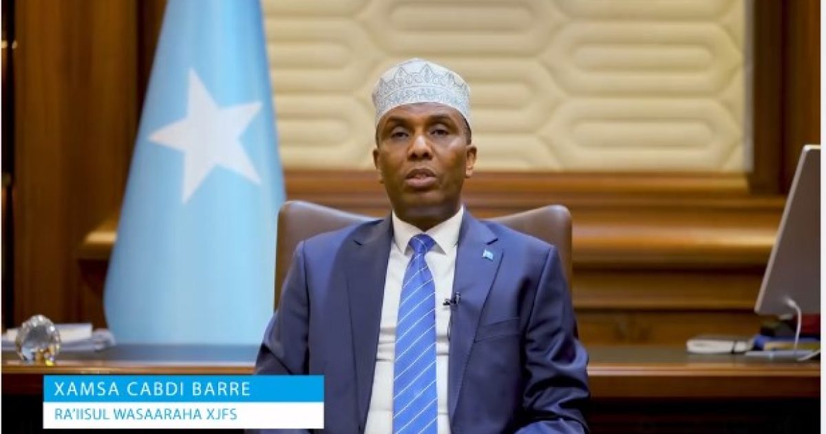 Ra’iisul Wasaare Xamsa oo ugu hambalyeeyey dadka Soomaaliyeed munaasabadda Ciidul Fidriga