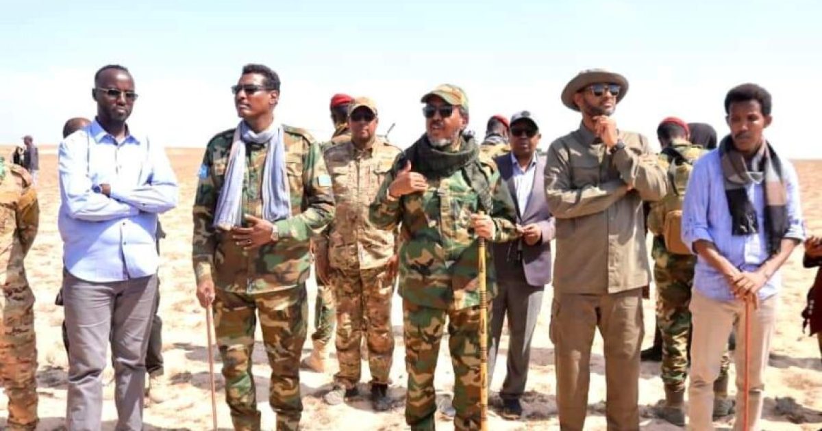 Madaxweynaha JFS iyo wafdi uu hoggaaminayo oo gaaray degmada Ceeldheer