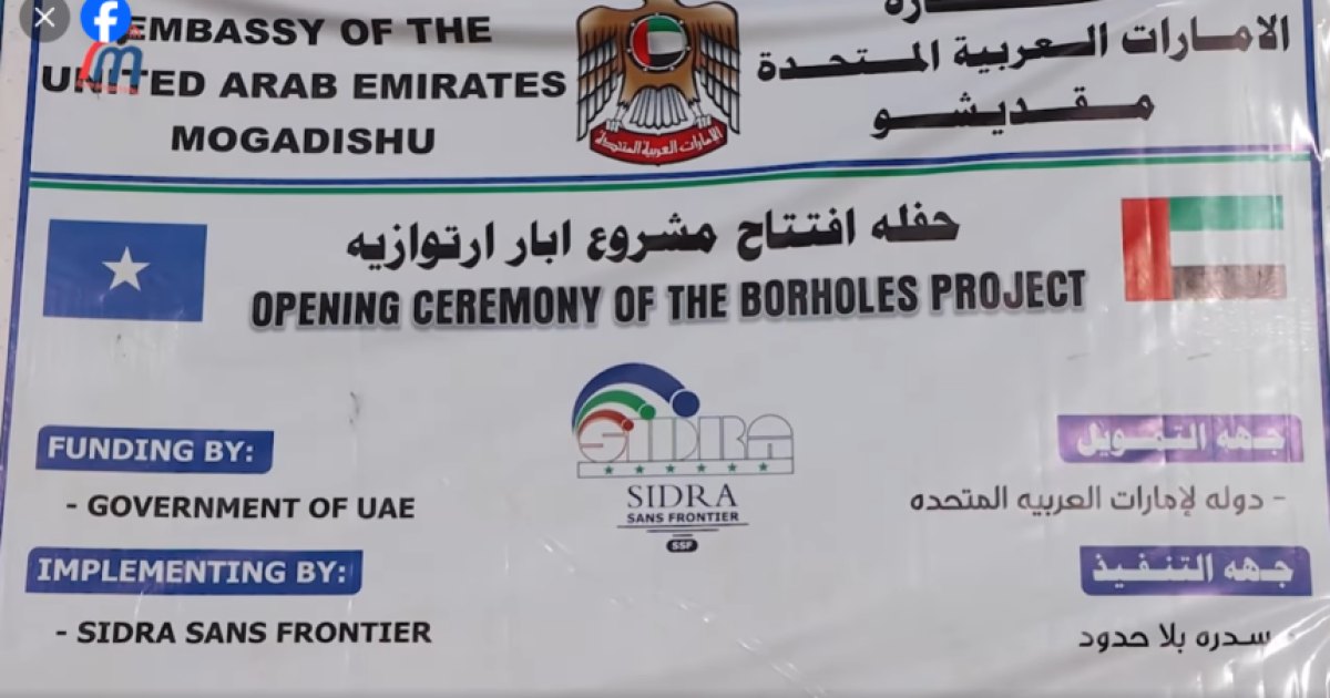 Dadka deegaanka Ceel-Baraf oo soo dhoweeyay furitaanka ceel-biyood iyo deeq raashin oo la gaarsiiyay