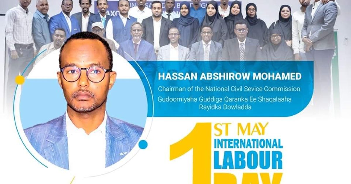 Guddoomiyaha shaqalaaha Rayidka ah oo Hambalyo u diray shaqaalaha Rayidka