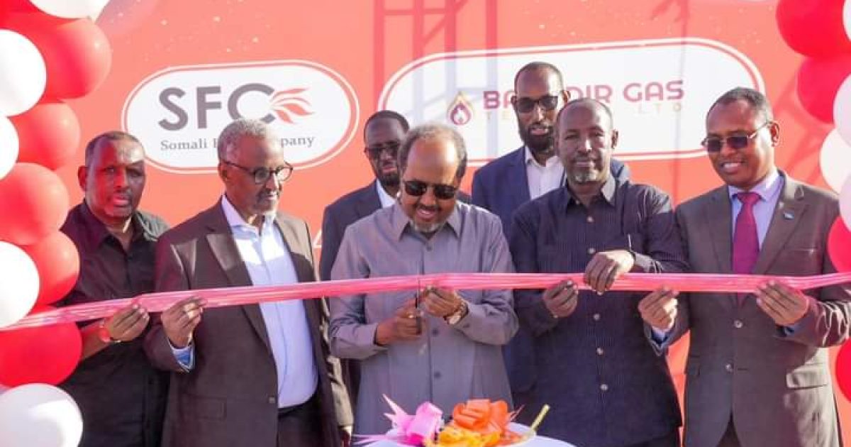 Madaxweyne Xasan Sheekh oo xarigga ka jaray xarunta Keydka Gaaska Cuntada “SAWIRRO”